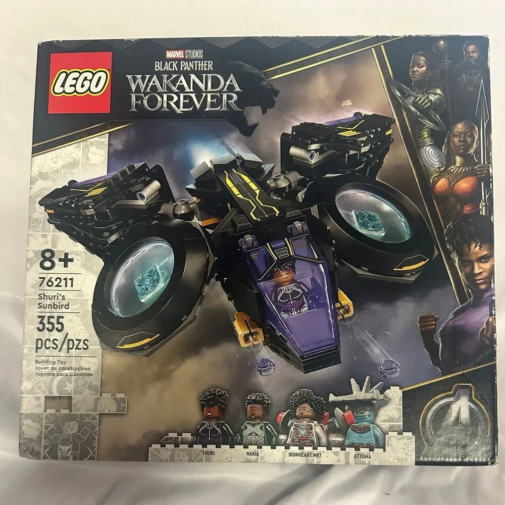 LEGO 76211 Marvel Shuri's Sunbird - Black Panther: Wakanda Forever | Sealed